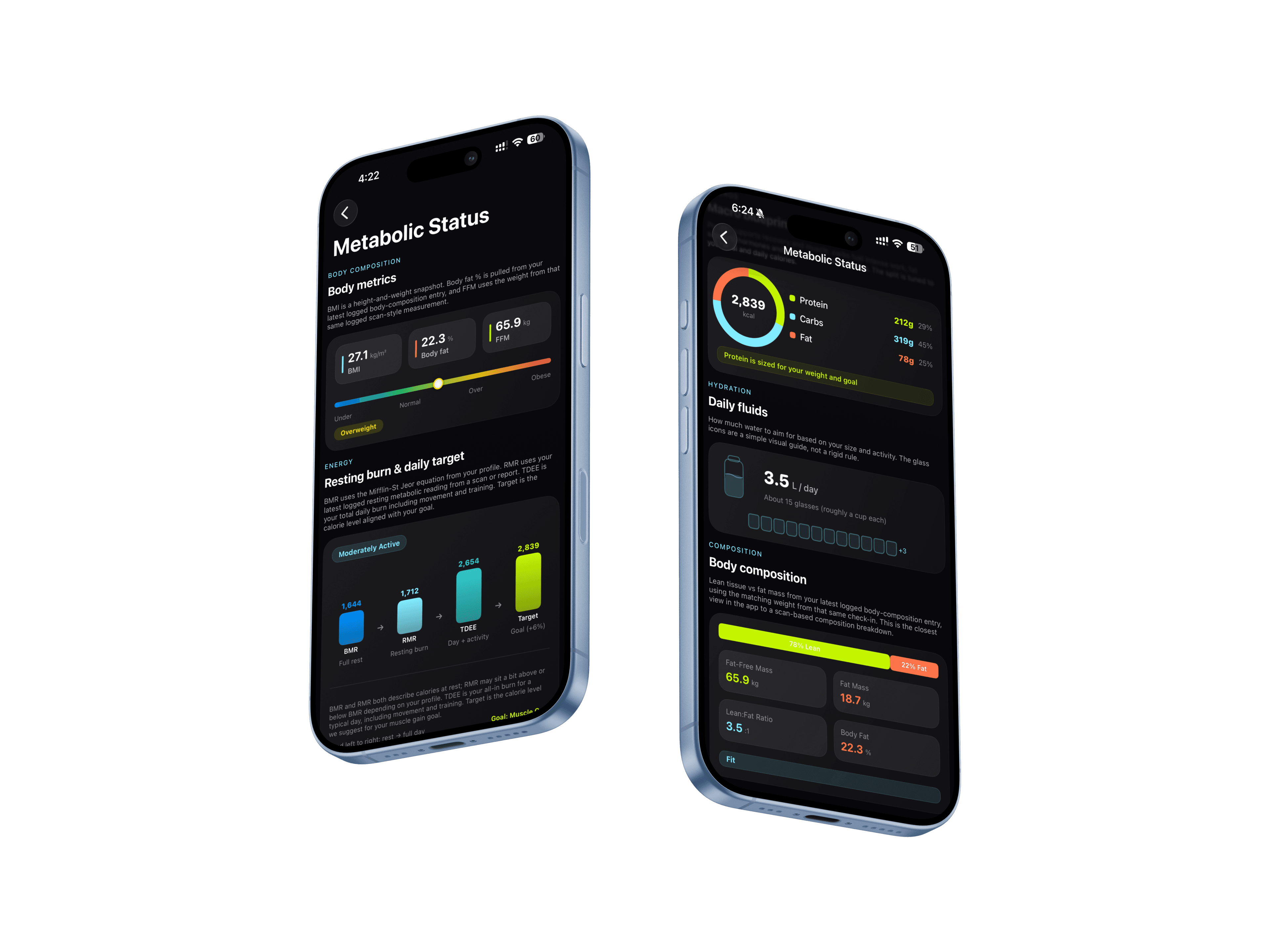 Metabolic Engine screen